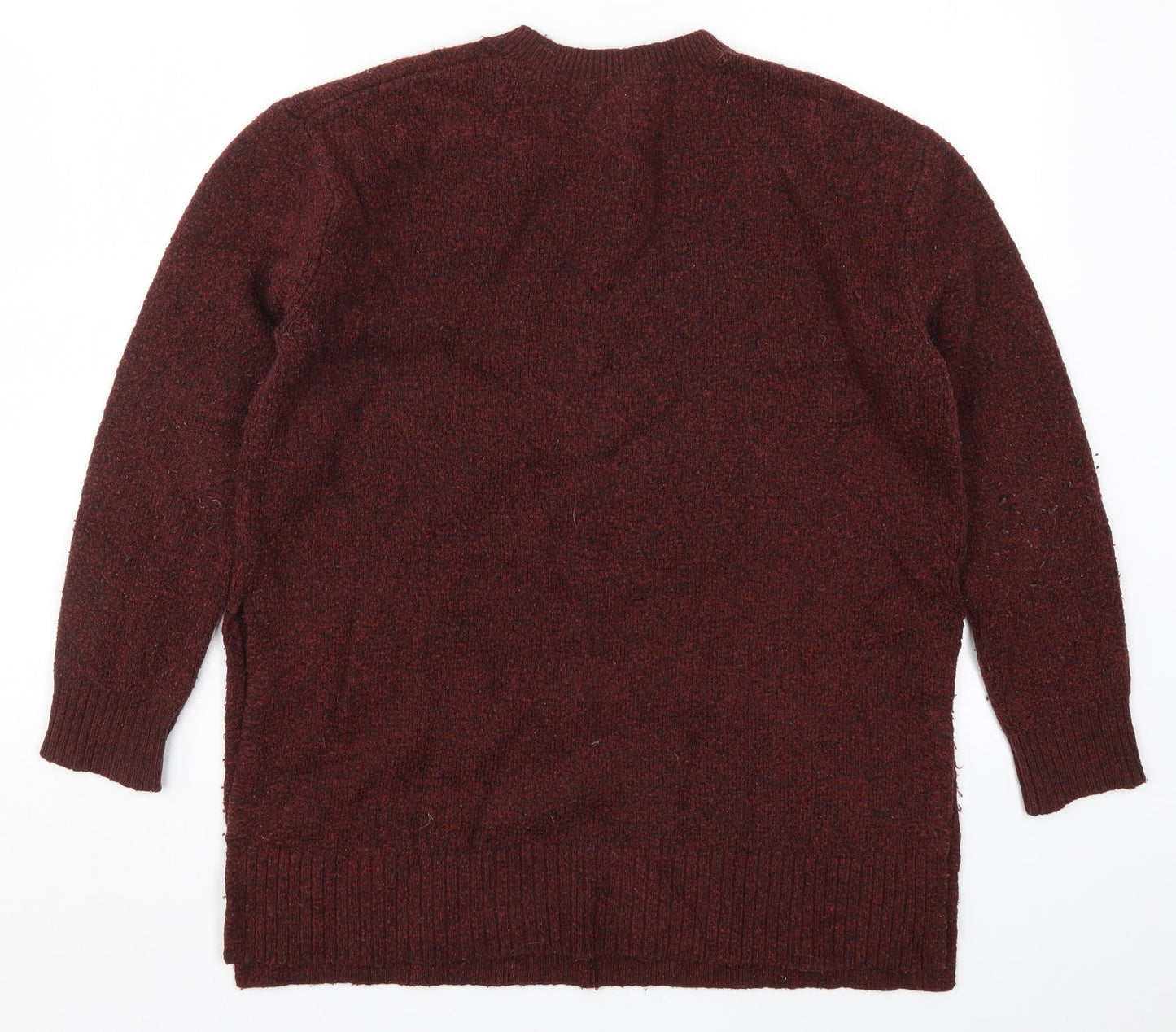 H&M Womens Red  Knit Pullover Jumper Size S
