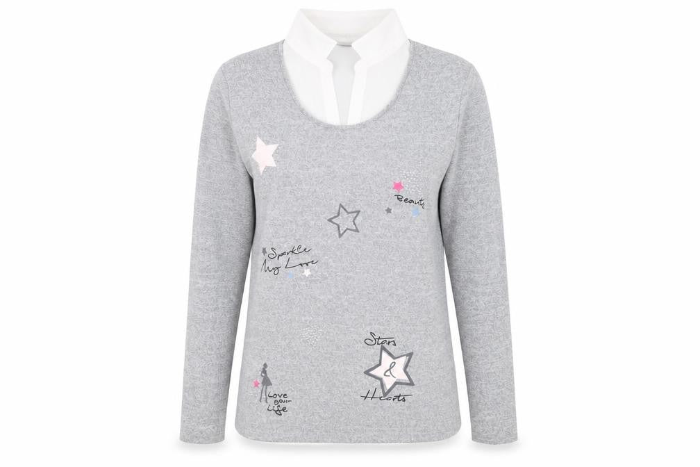 C&A Womens Grey  Knit Pullover Jumper Size 14