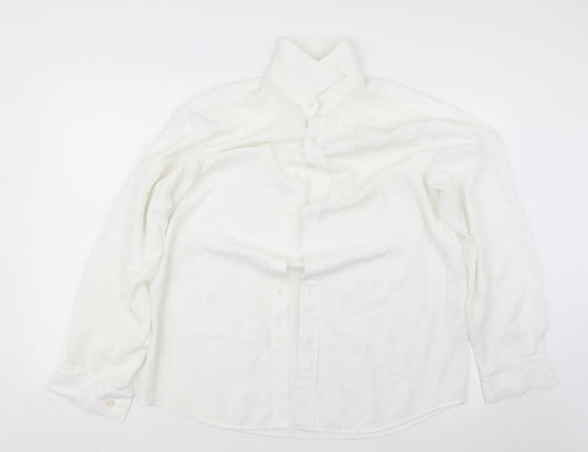 Outfit Mens White    Button-Up Size L