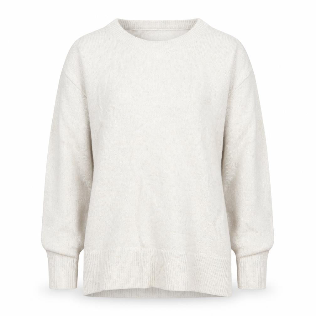 COTTON CLUB Womens Beige  Knit Pullover Jumper Size S