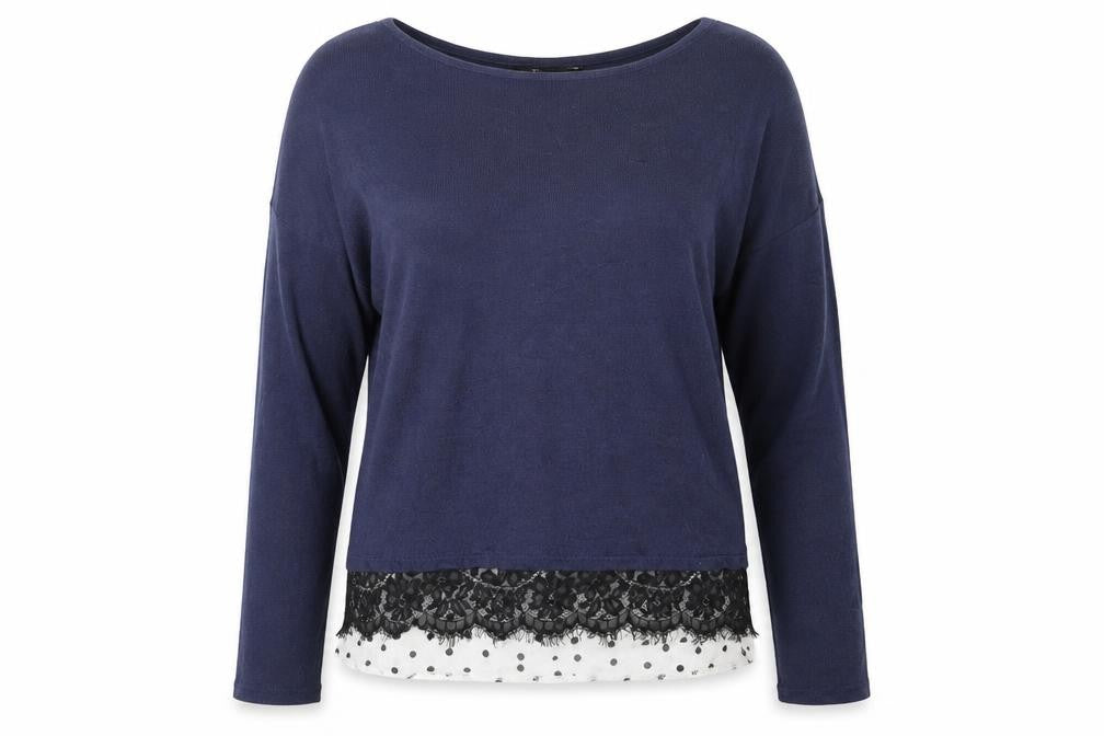 Dorothy Perkins Womens Blue   Pullover Jumper Size 8