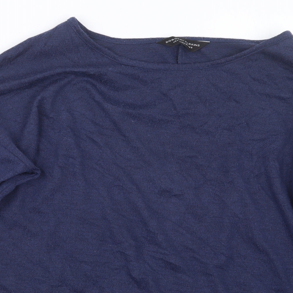Dorothy Perkins Womens Blue   Pullover Jumper Size 8