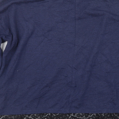 Dorothy Perkins Womens Blue   Pullover Jumper Size 8