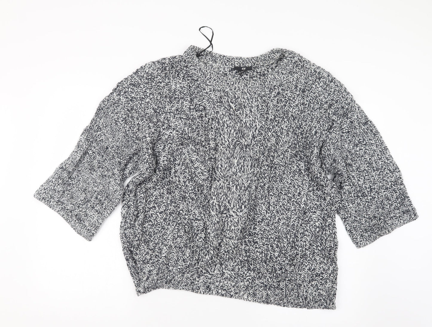 H&M Womens Blue  Knit Pullover Jumper Size S