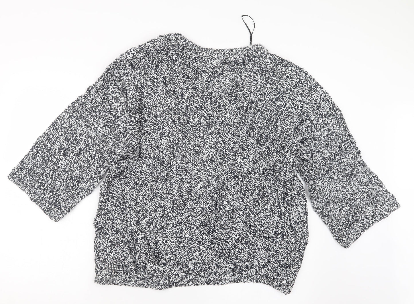 H&M Womens Blue  Knit Pullover Jumper Size S