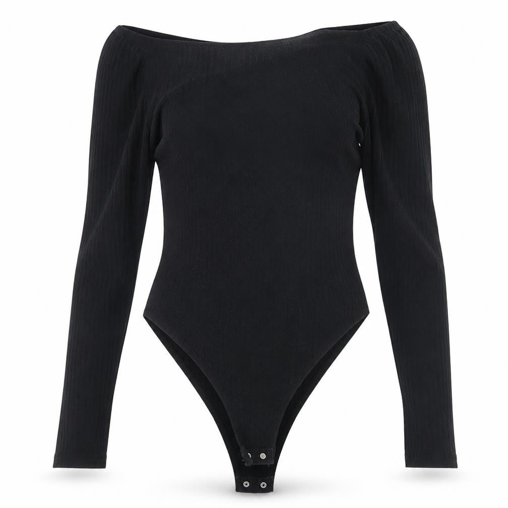 New Look Womens Black   Bodysuit One-Piece Size 10
