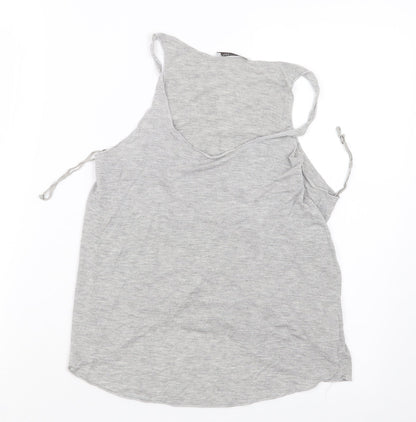 Zara Womens Grey   Basic Tank Size M