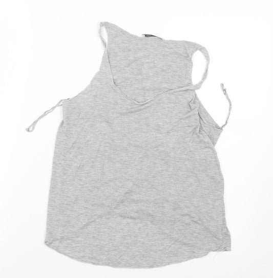 Zara Womens Grey   Basic Tank Size M