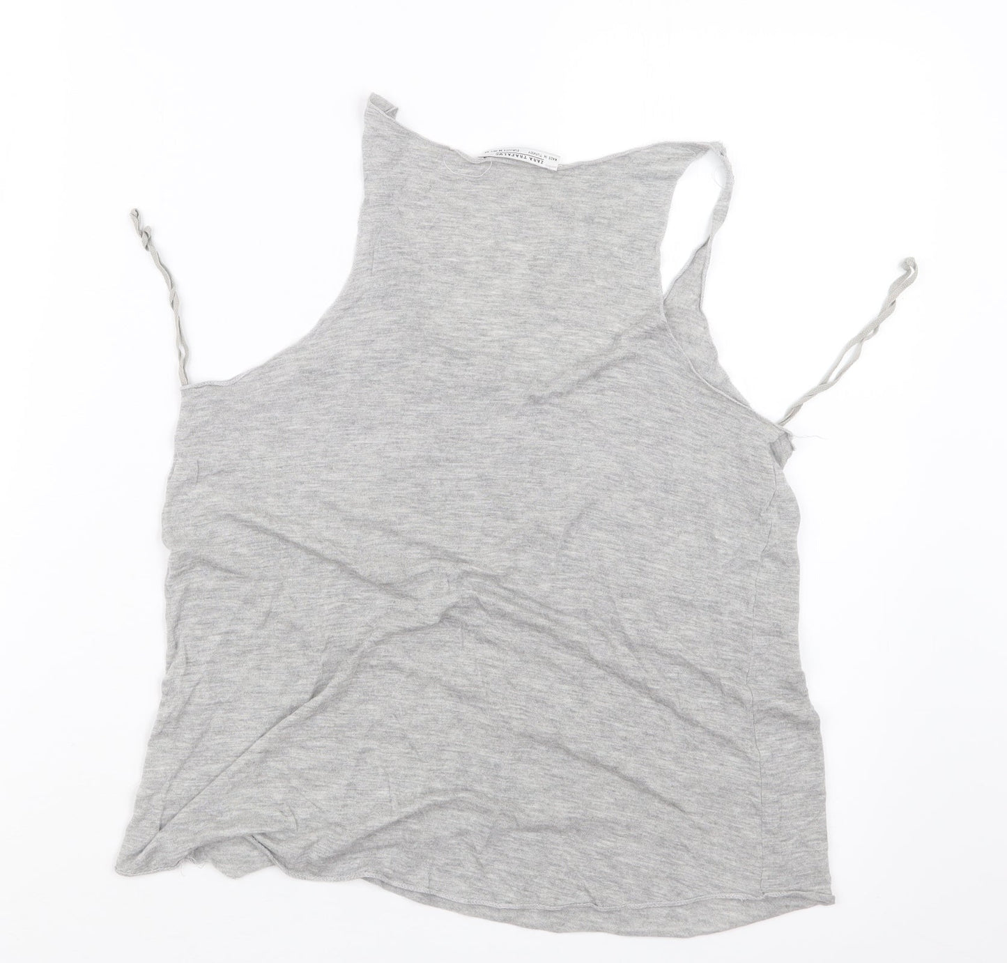 Zara Womens Grey   Basic Tank Size M