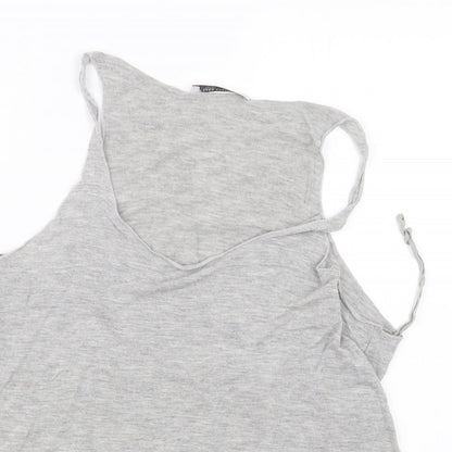 Zara Womens Grey   Basic Tank Size M