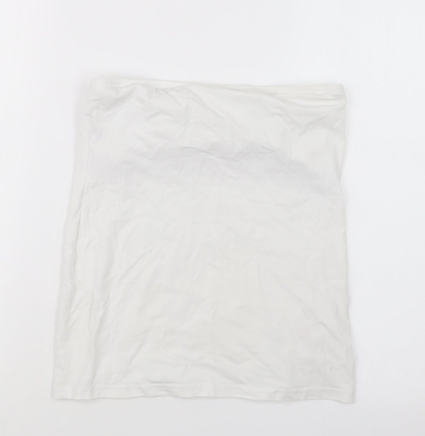 New Look Womens White   Basic T-Shirt Size M