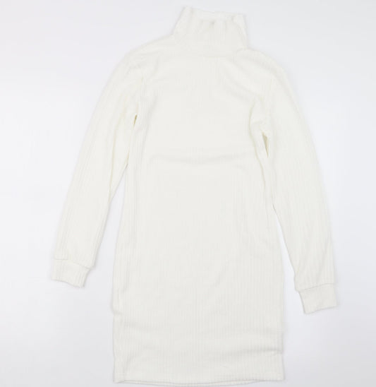 Preworn Womens White   Pullover Jumper Size M  - Long