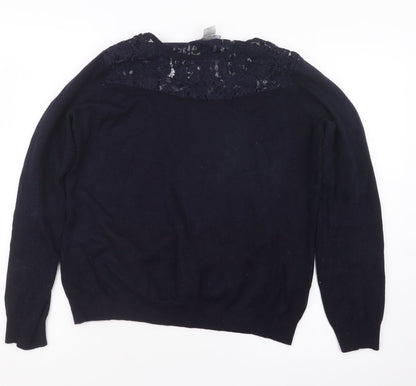 La Redoute Womens Blue  Knit Pullover Jumper Size 18