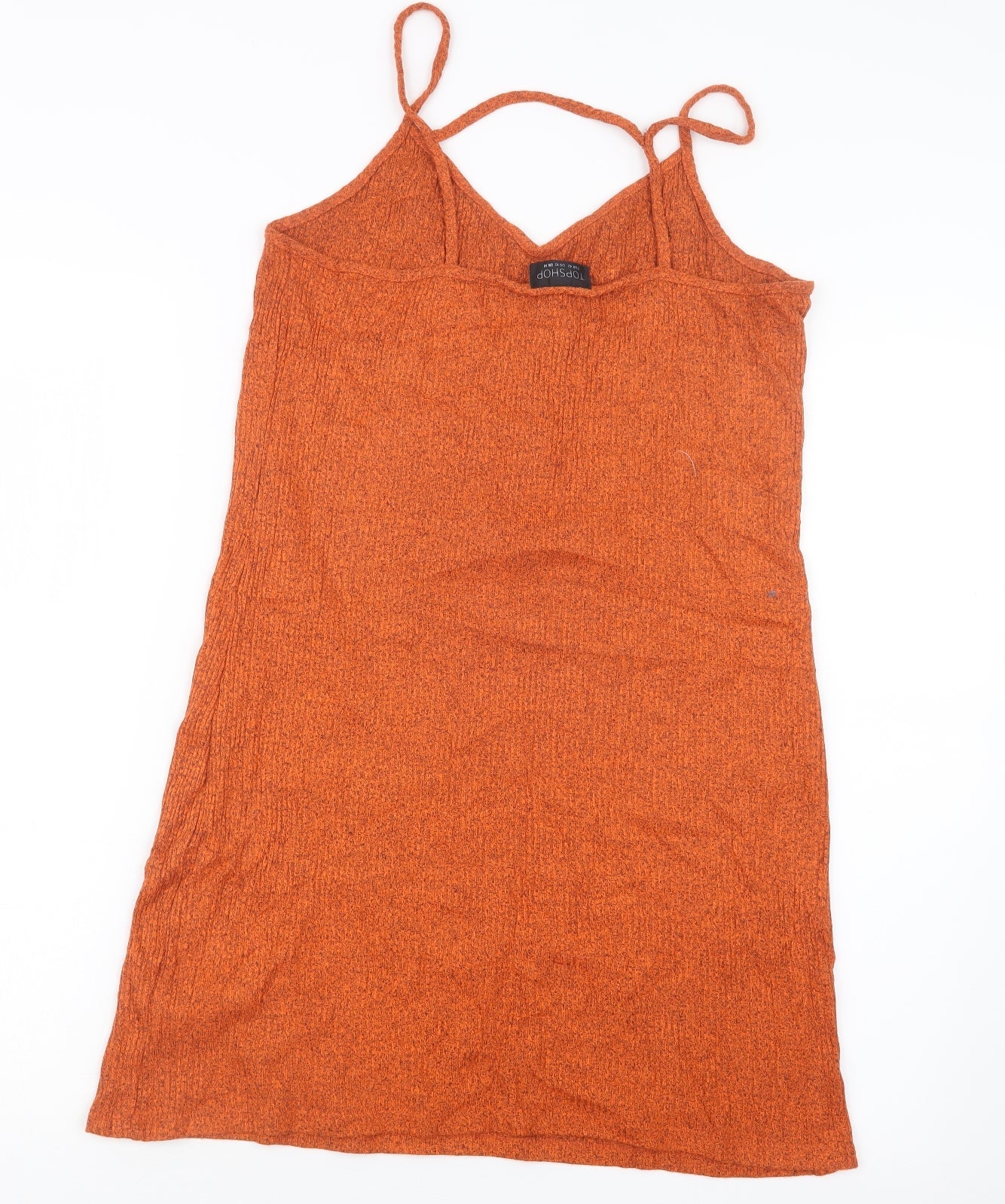 Topshop Womens Orange   Mini  Size 14