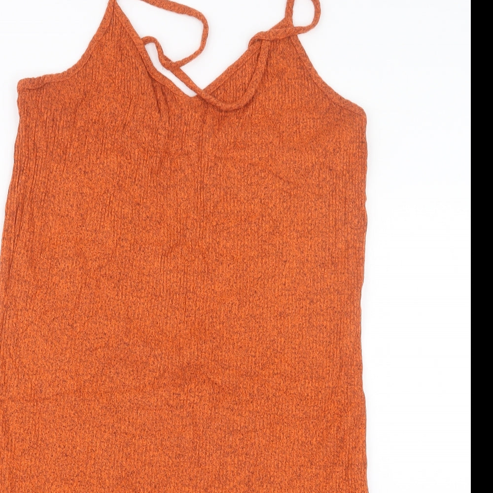 Topshop Womens Orange   Mini  Size 14