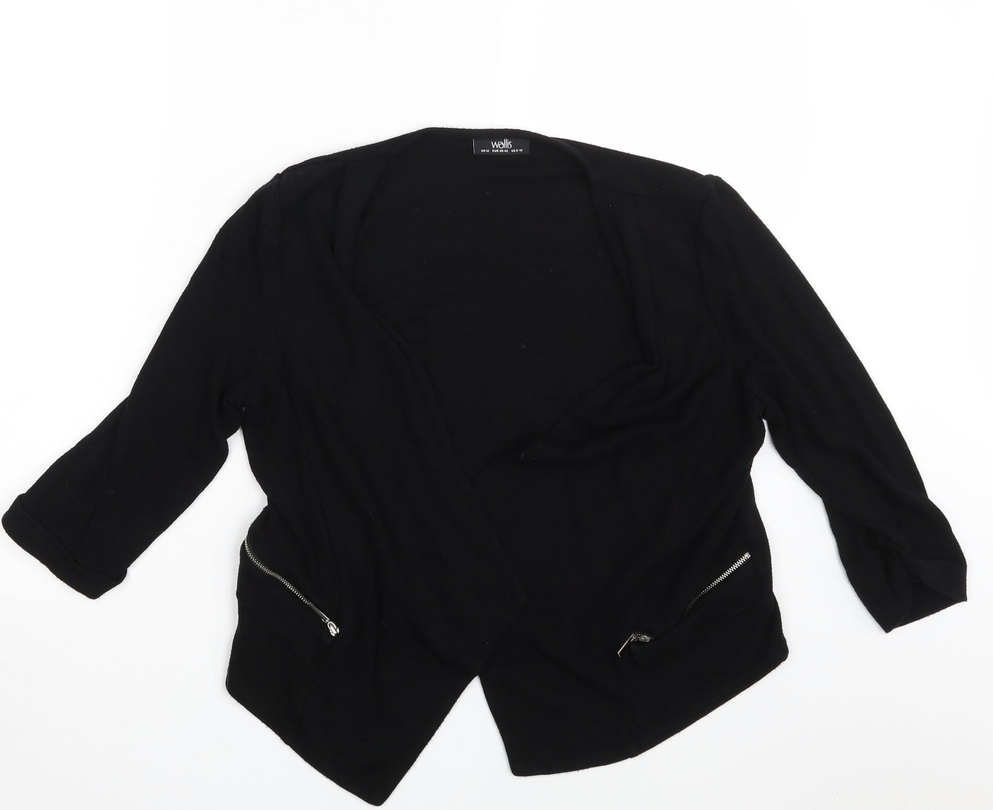 Wallis Womens Black   Jacket Blazer Size 8