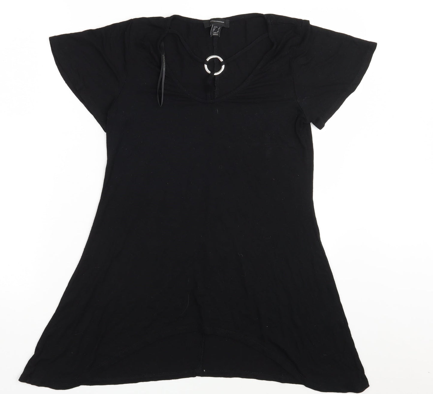 Atmosphere Womens Black   Basic T-Shirt Size 8