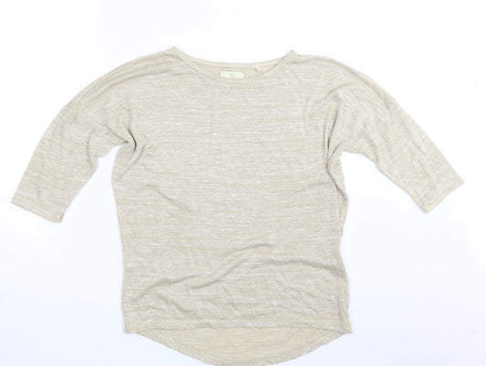 NEXT Womens Gold   Pullover Sweatshirt Size 10