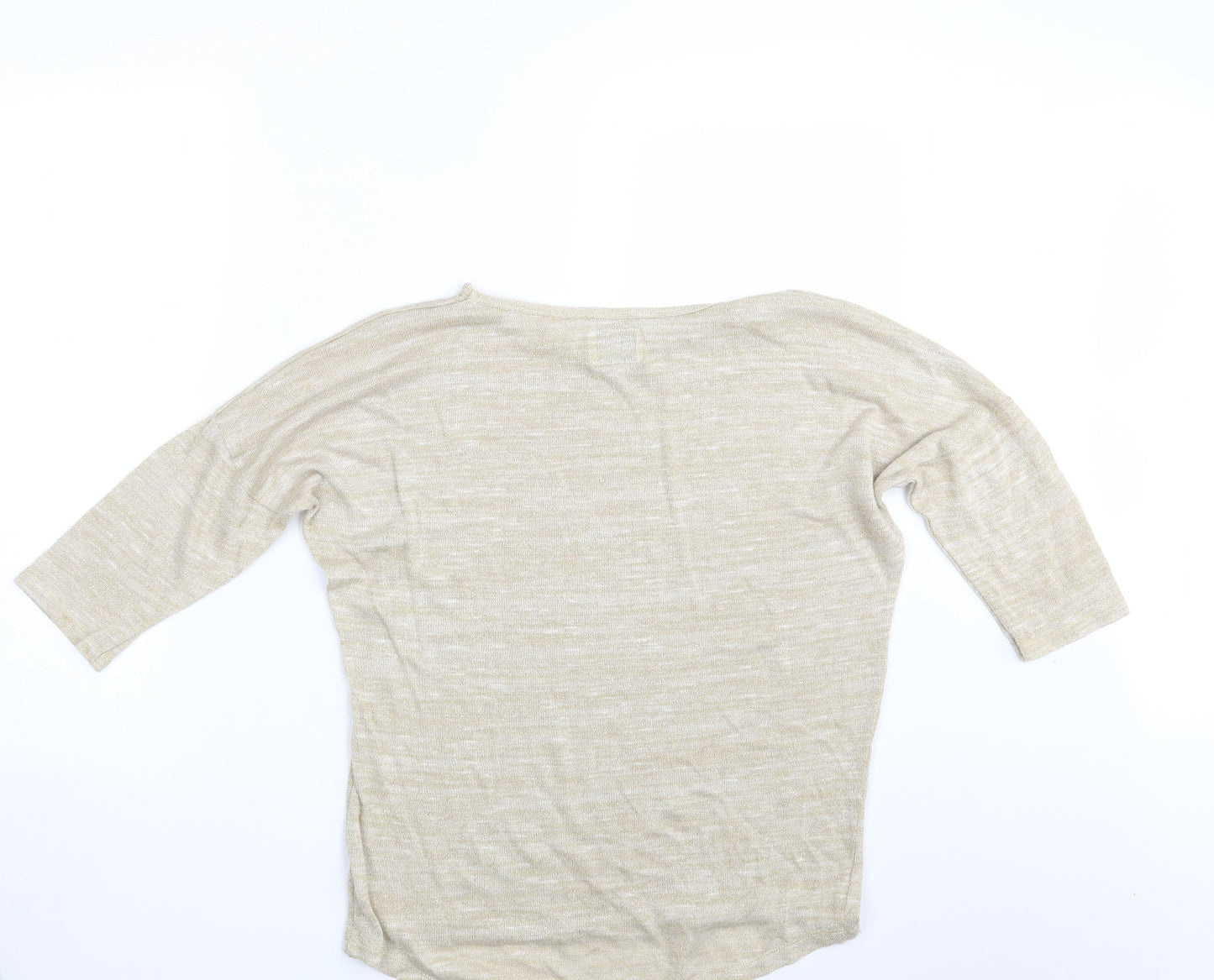 NEXT Womens Gold   Pullover Sweatshirt Size 10