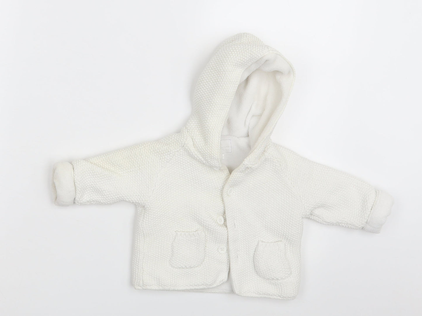 NEXT Baby White   Jacket  Size 3-6 Months