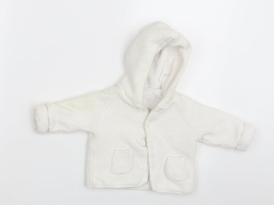 NEXT Baby White   Jacket  Size 3-6 Months