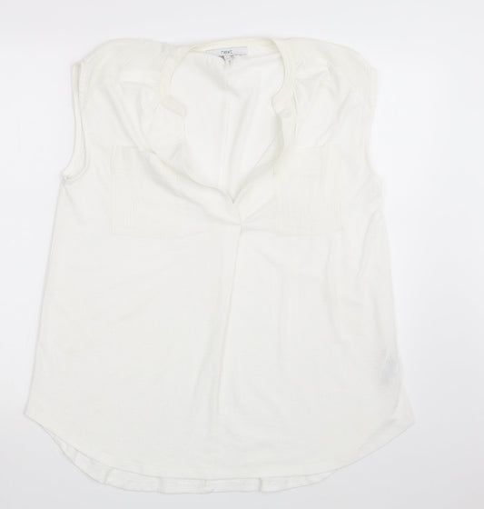 NEXT Womens Ivory   Basic Blouse Size 14