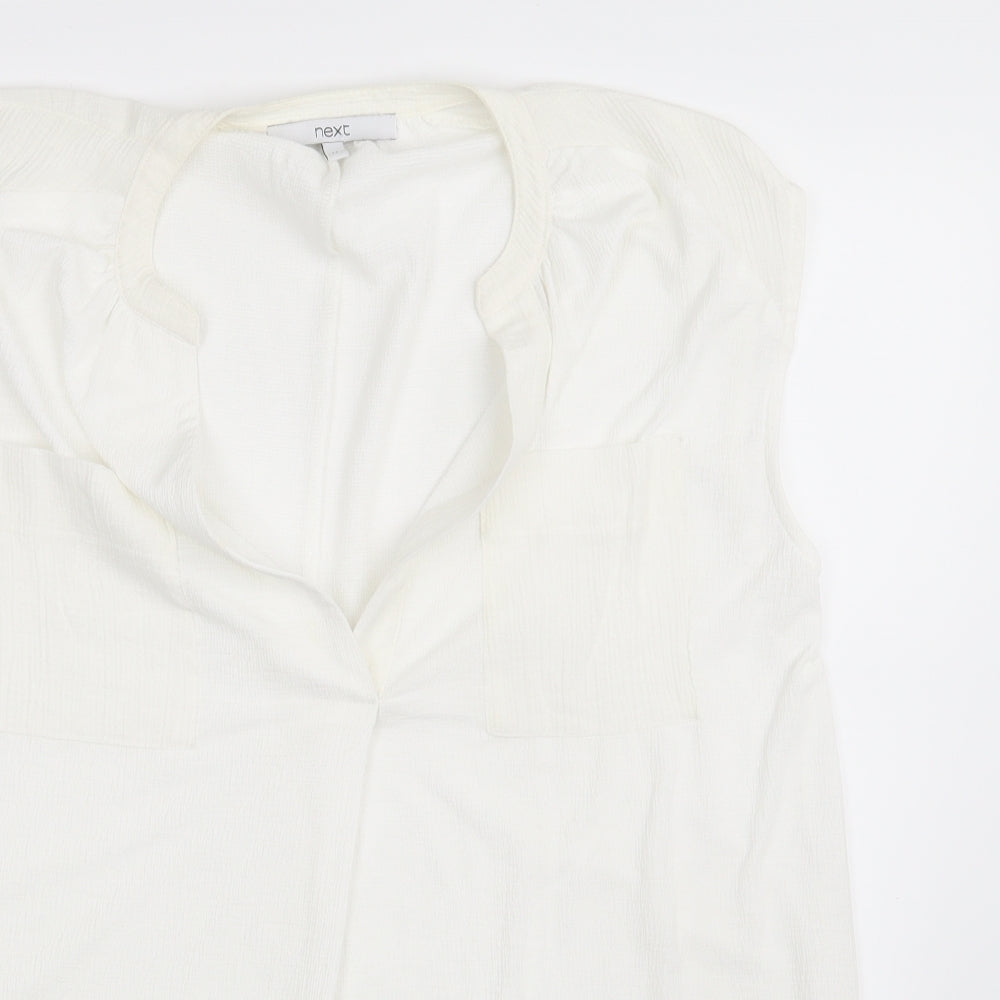 NEXT Womens Ivory   Basic Blouse Size 14