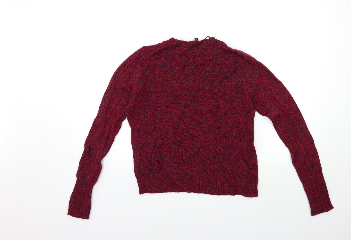 H&M Womens Red  Knit Pullover Jumper Size S