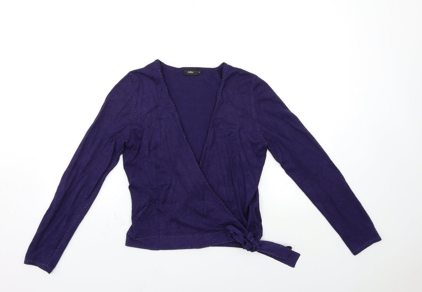 inwear Womens Blue  Knit Cardigan Jumper Size M