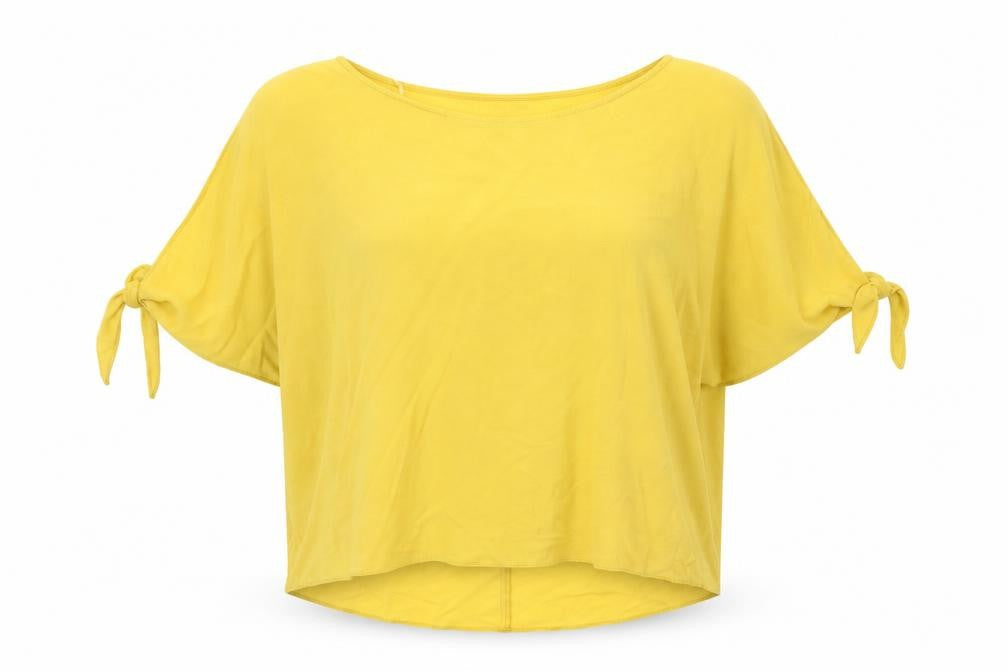 New Look Womens Yellow   Basic Blouse Size 10