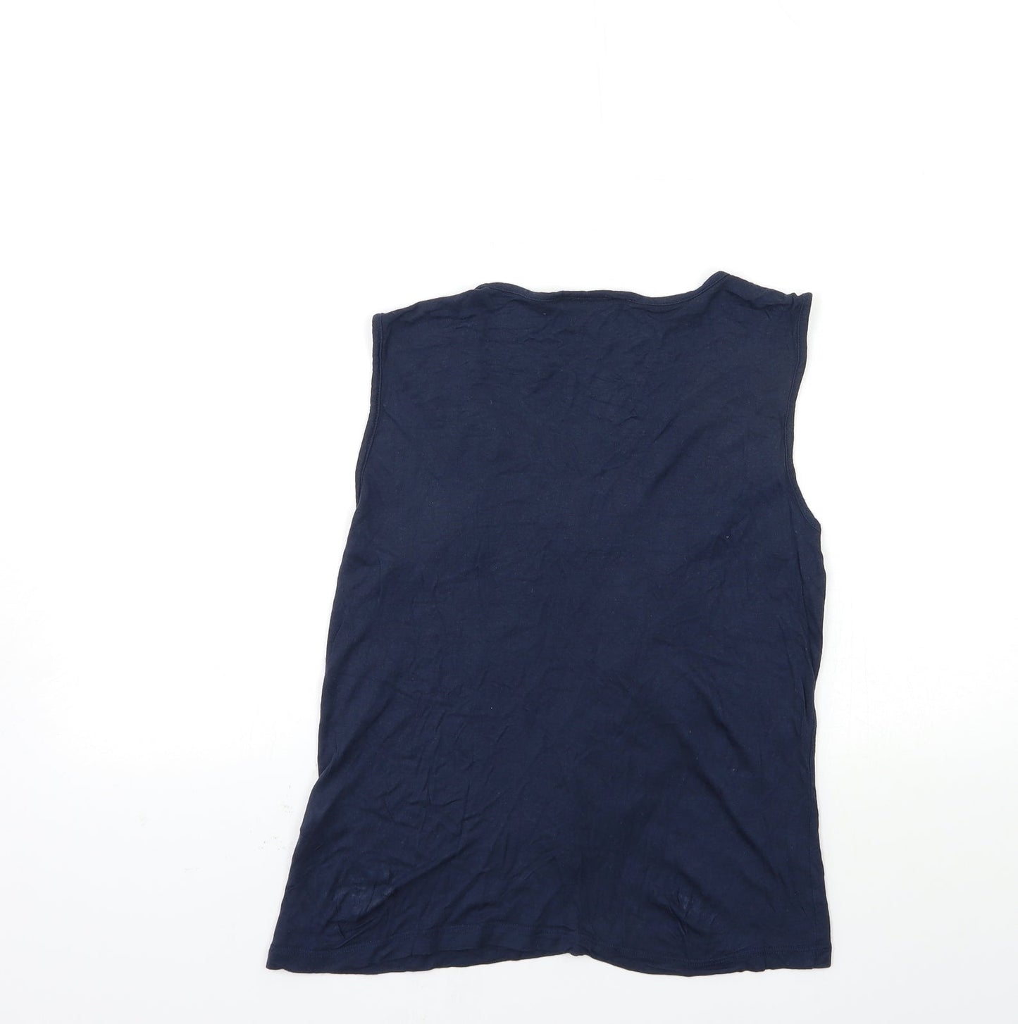 VERO MODA Womens Blue   Basic Tank Size M
