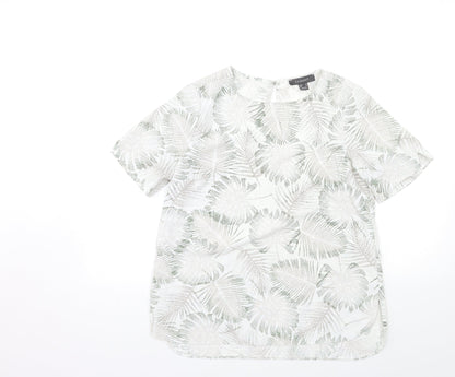 Preloved Primark Womens White   Basic Blouse Size 10 - Front
