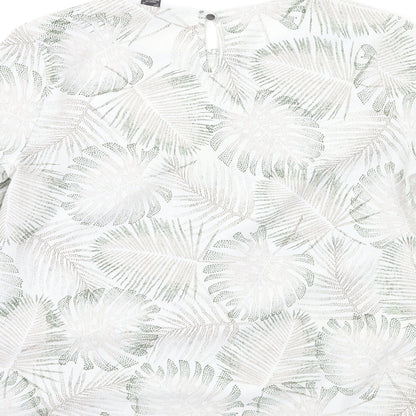 Preloved Primark Womens White   Basic Blouse Size 10 - Label