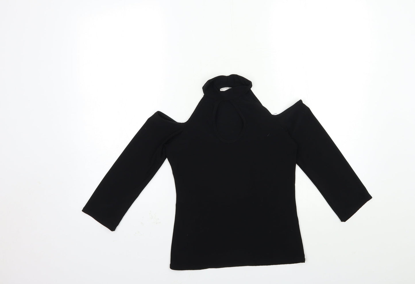 Blue Banana Womens Black   Basic T-Shirt Size 12