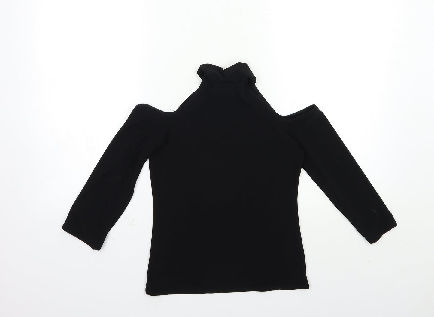 Blue Banana Womens Black   Basic T-Shirt Size 12