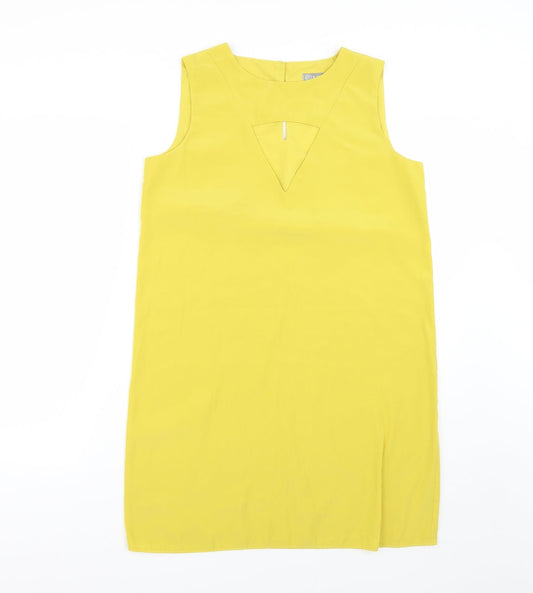 Love Womens Yellow   Shirt Dress  Size S