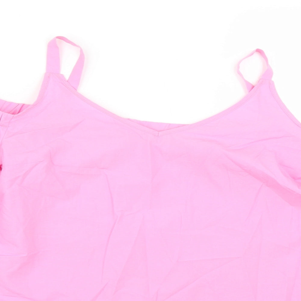 River Island Womens Pink   Basic Blouse Size 12