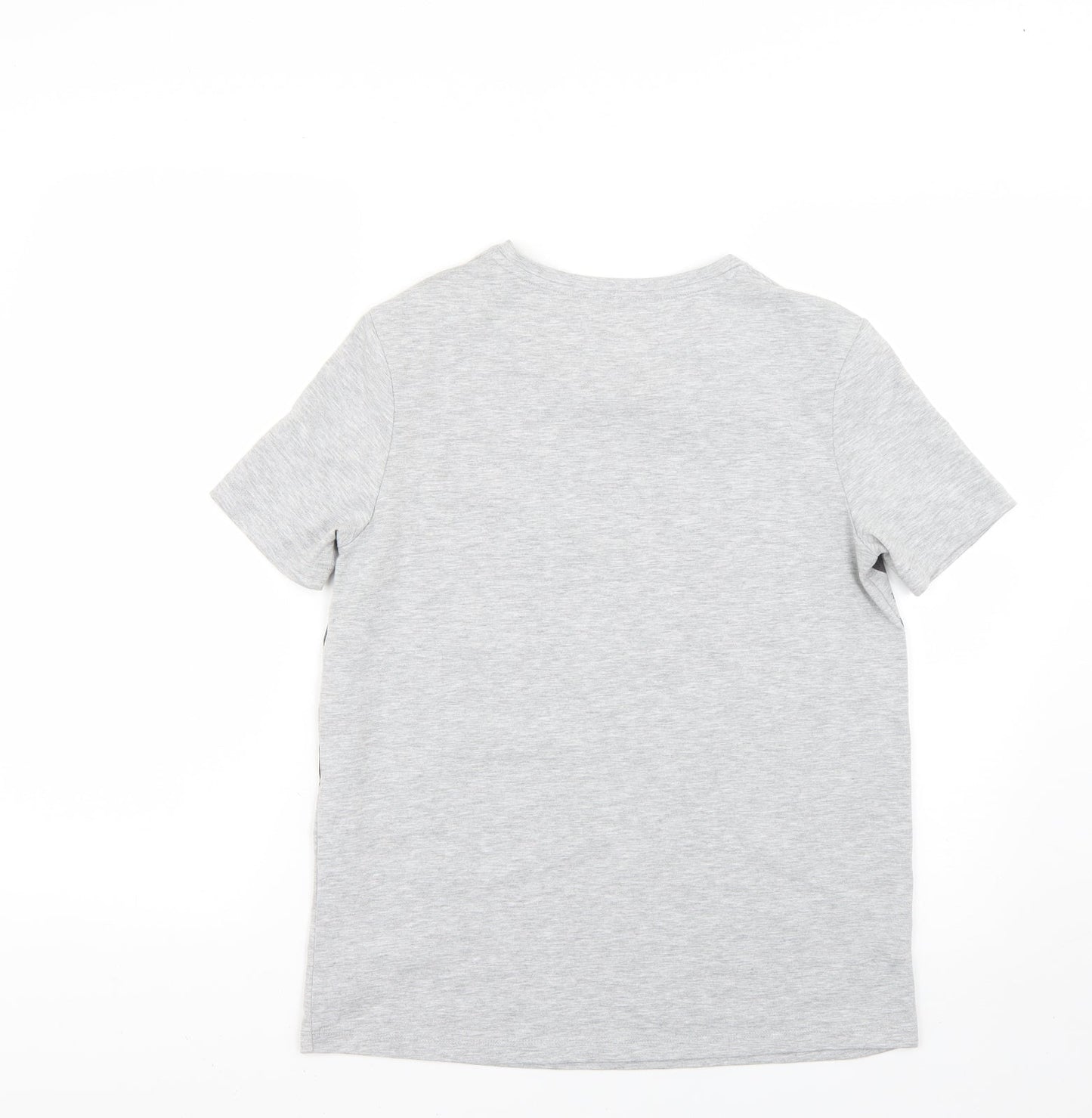 TU Womens Grey Animal Print  Basic T-Shirt Size 8