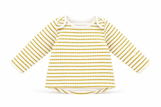 Matalan Baby Yellow Geometric  Basic T-Shirt Size 12-18 Months