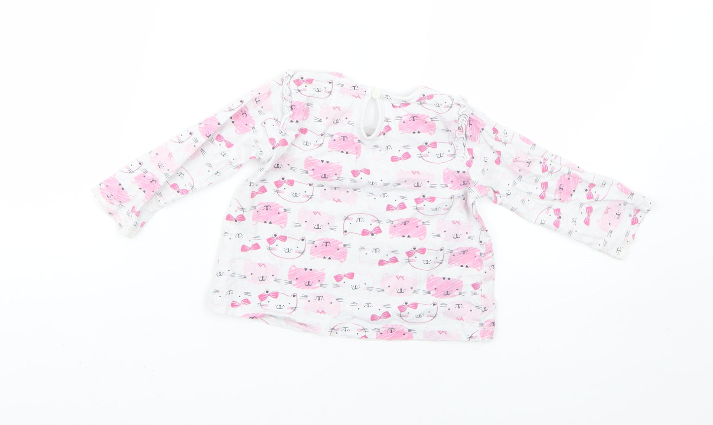 Matalan Baby Multicoloured Geometric  Basic T-Shirt Size 12-18 Months
