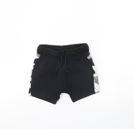 NEXT Baby Black   Cropped Trousers Size 12 Months