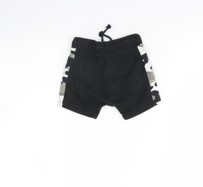 Next Baby Black   Cropped Trousers Size 12 Months