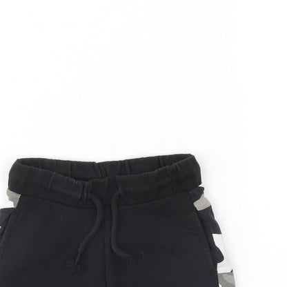 Next Baby Black   Cropped Trousers Size 12 Months