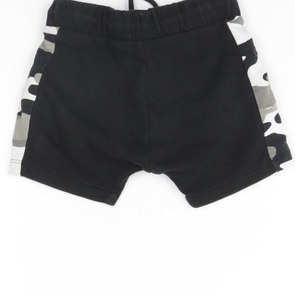 Next Baby Black   Cropped Trousers Size 12 Months