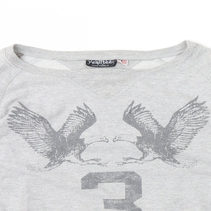Topshop Womens Grey   Pullover Jumper Size XS