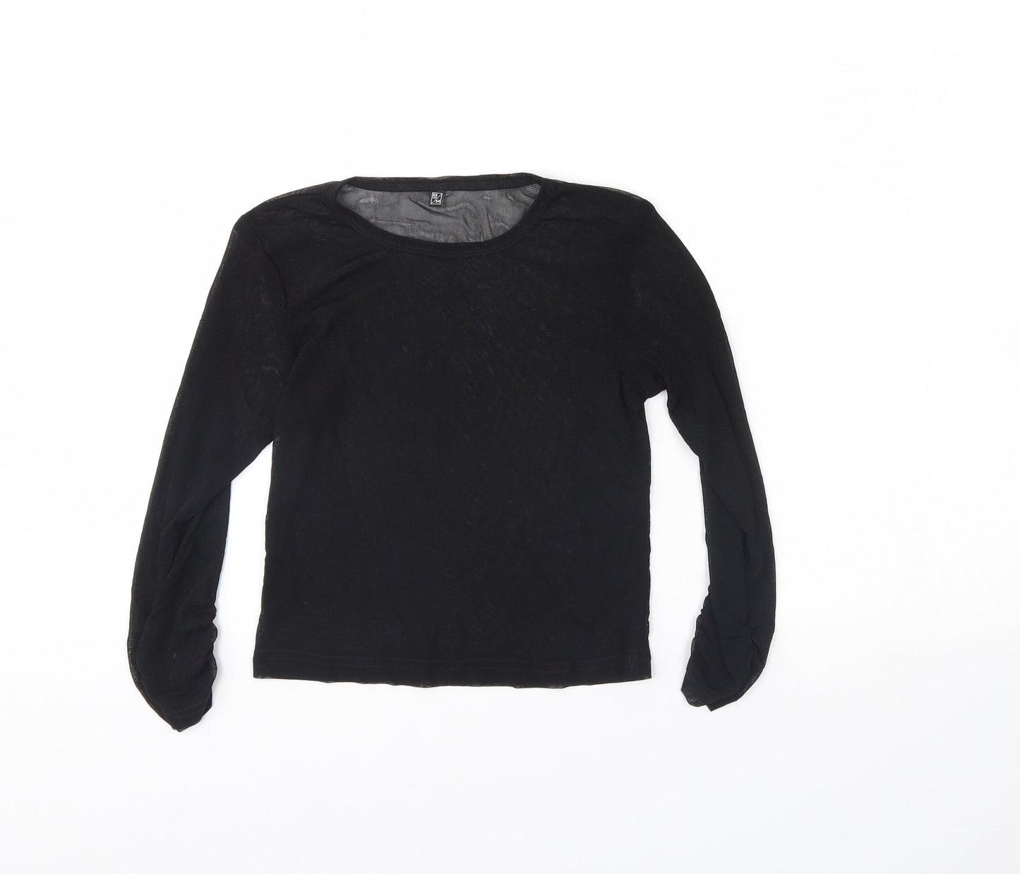 Preworn Womens Black   Basic Blouse Size 6
