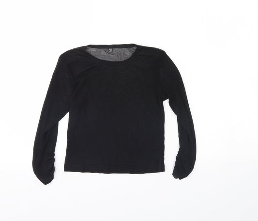 Preworn Womens Black   Basic Blouse Size 6
