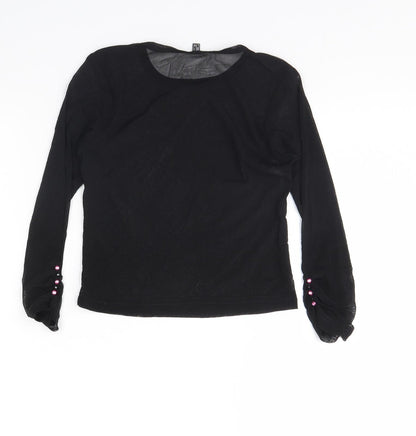 Preworn Womens Black   Basic Blouse Size 6