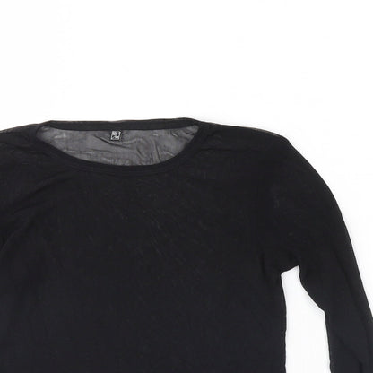 Preworn Womens Black   Basic Blouse Size 6