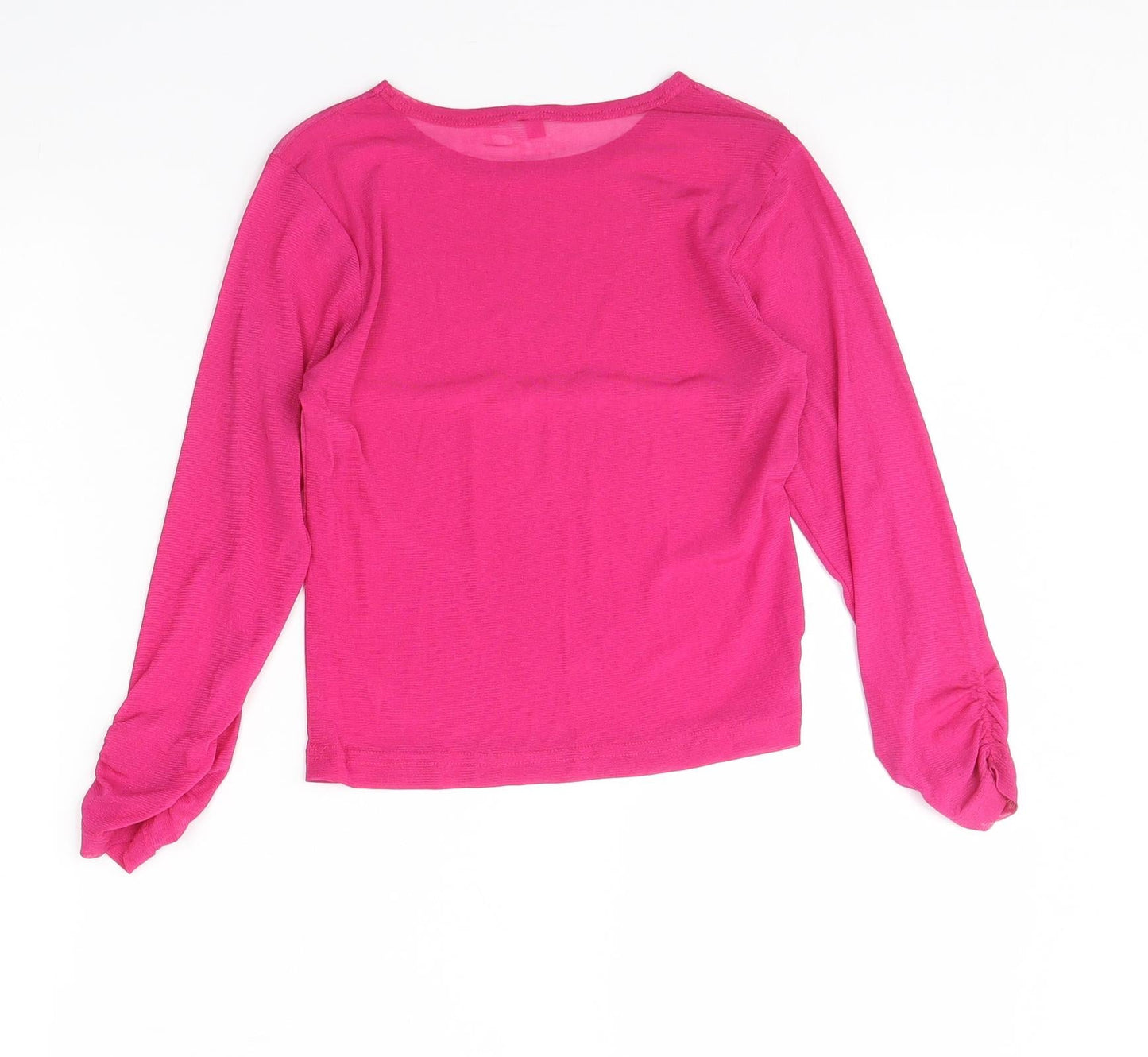 Preworn Womens Pink   Basic Blouse Size 8